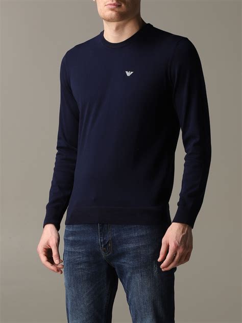 armani jumpers mens|emporio armani jumper men's.